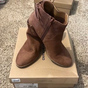 Soft brown leather lucky boots